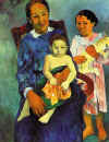 Tahitian Woman with Children