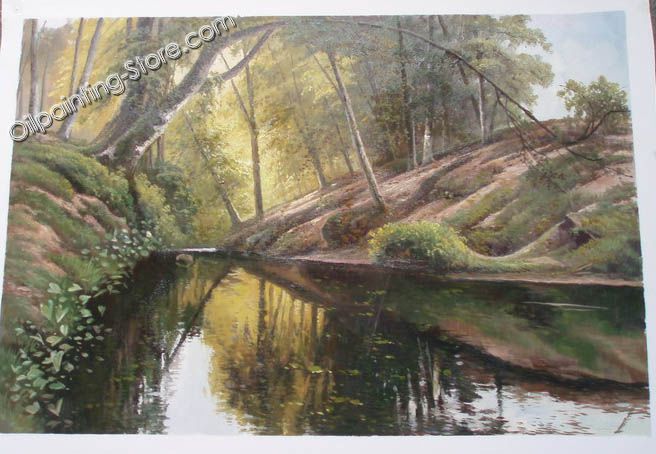 Sample landscape painting