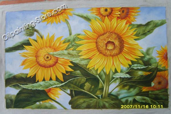 Sample flower painting