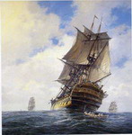 Warship paintings