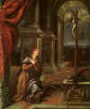 St Catherine of Alexandria at Prayer